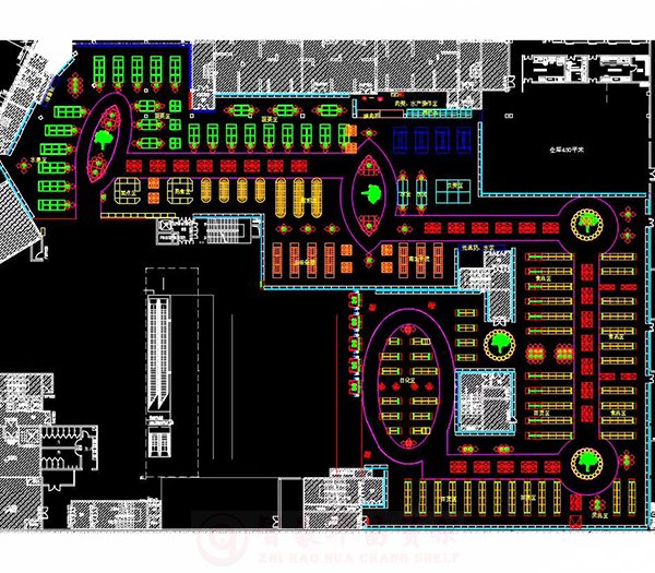 成都商場大賣場平面規(guī)劃設(shè)計(jì)圖