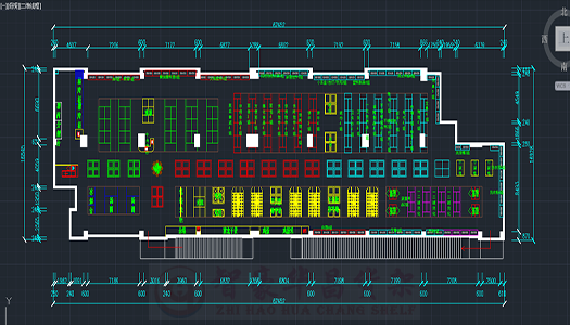 成都超市平面設(shè)計(jì)圖紙